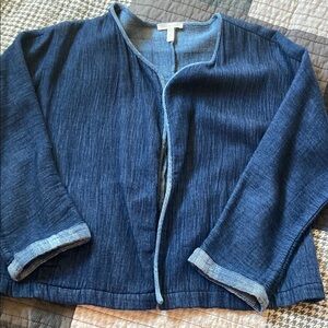 Eileen Fisher Women's Blue denim Jacket